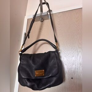 Marc Jacobs Black Textured Shoulder Bag